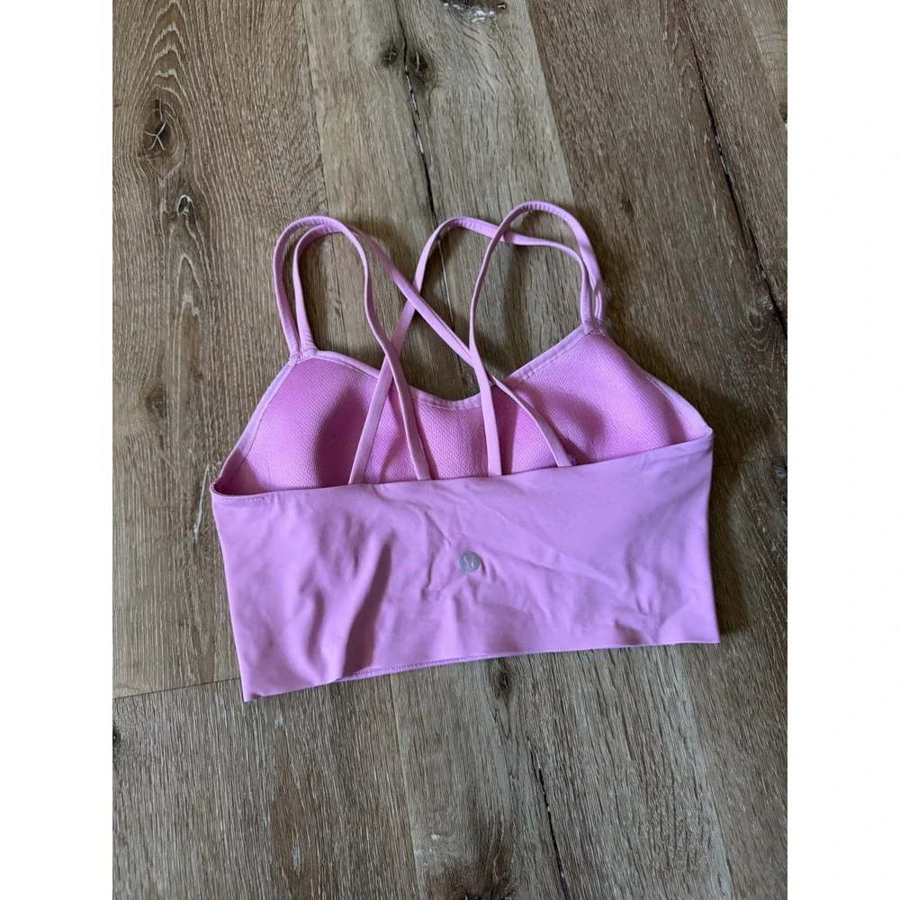 Lululemon Pink Yoga Sports Bra Size 4